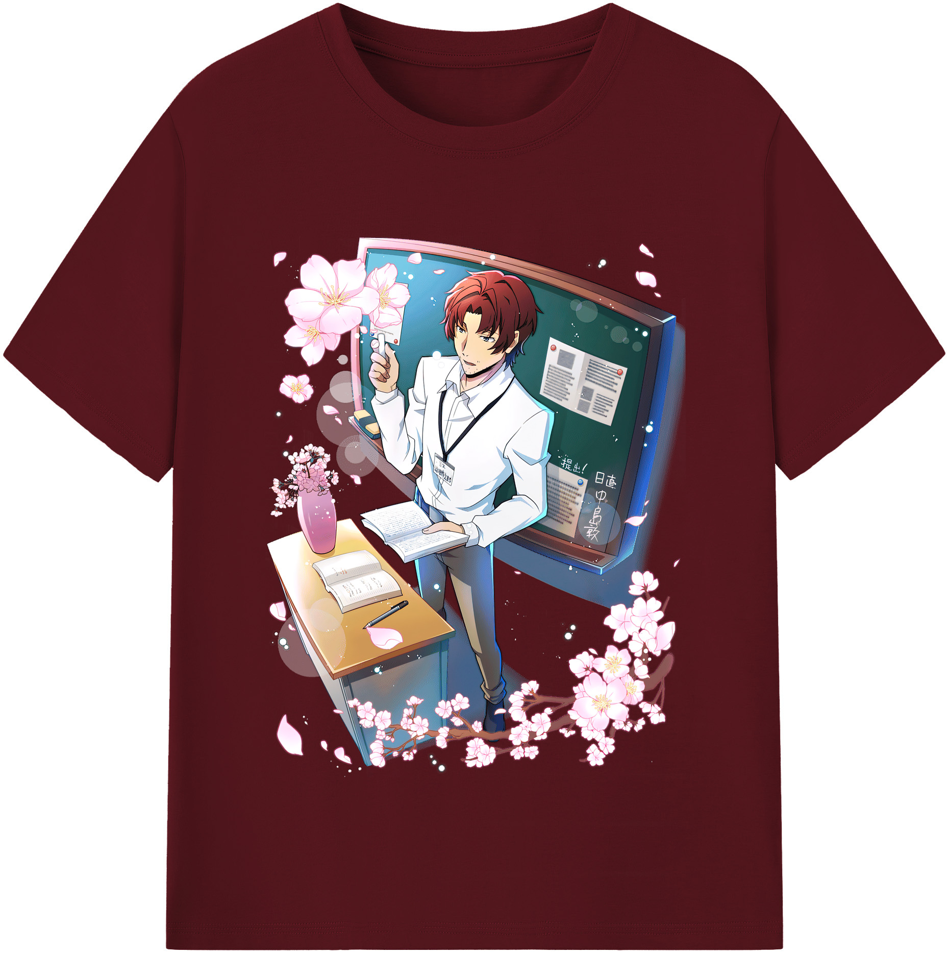 （画像用） 文豪ストレイドッグス Bungo Stray Dogs 綿100％半袖Tシャツ（フロントプリント）
